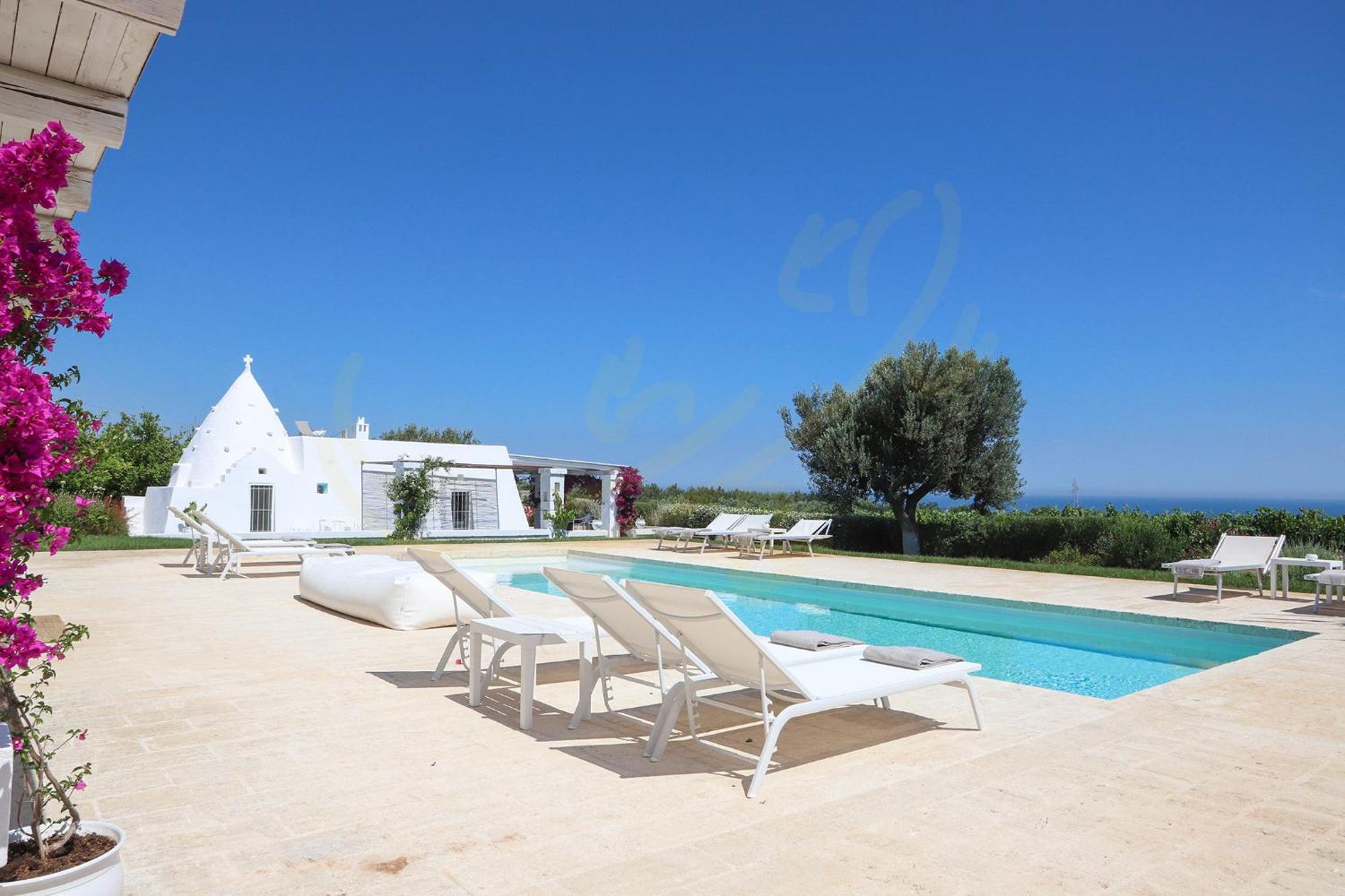 Дом отдыха Td Trulli Del Podere Trulli With Pool & Scenic View Полиньяно-а-Маре
